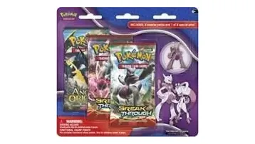 BREAKthrough Three Pack Pin Blisters Mega Mewtwo X