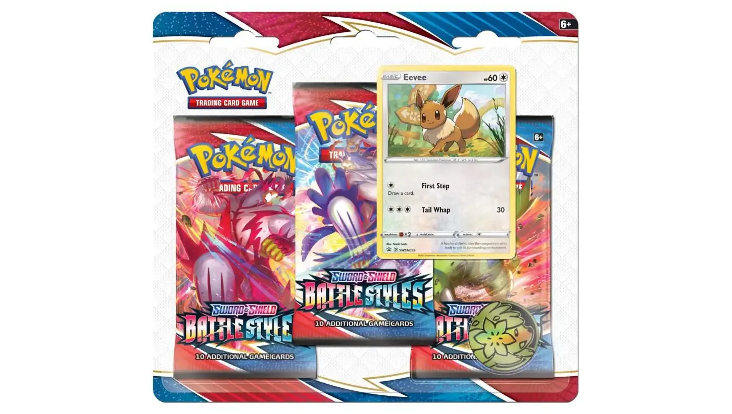 Battle Styles 3 Pack Blister Eevee