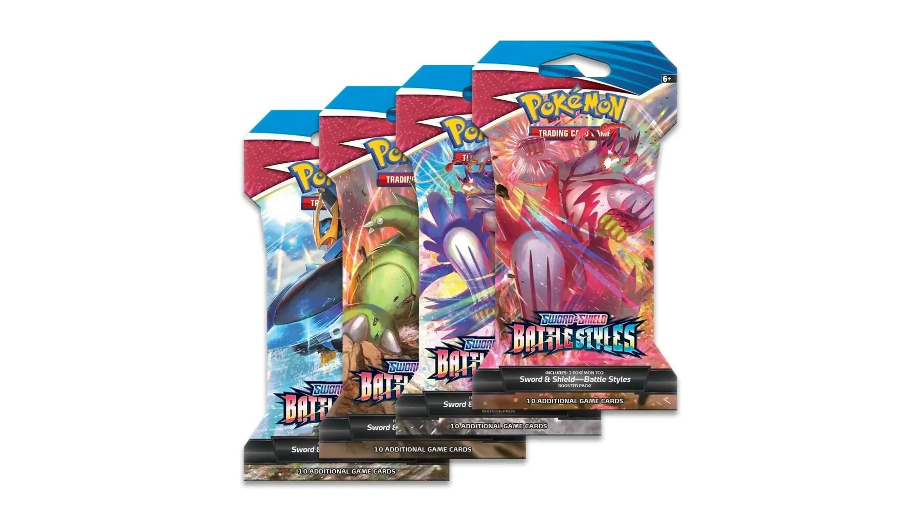 Battle Styles Sleeved Booster Pack Art Bundle Set of 4