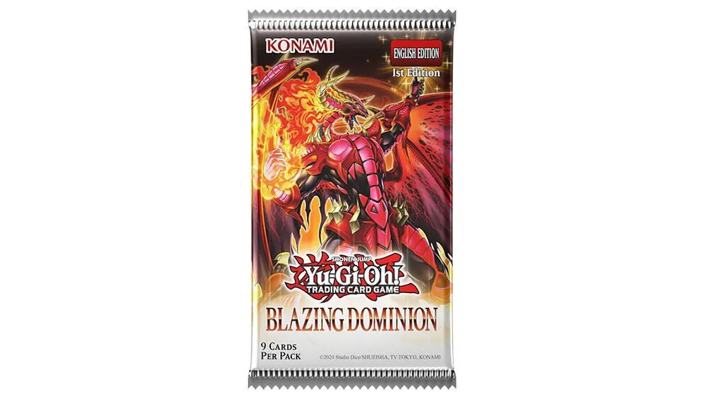 Blazing Dominion Booster Pack 1st Edition