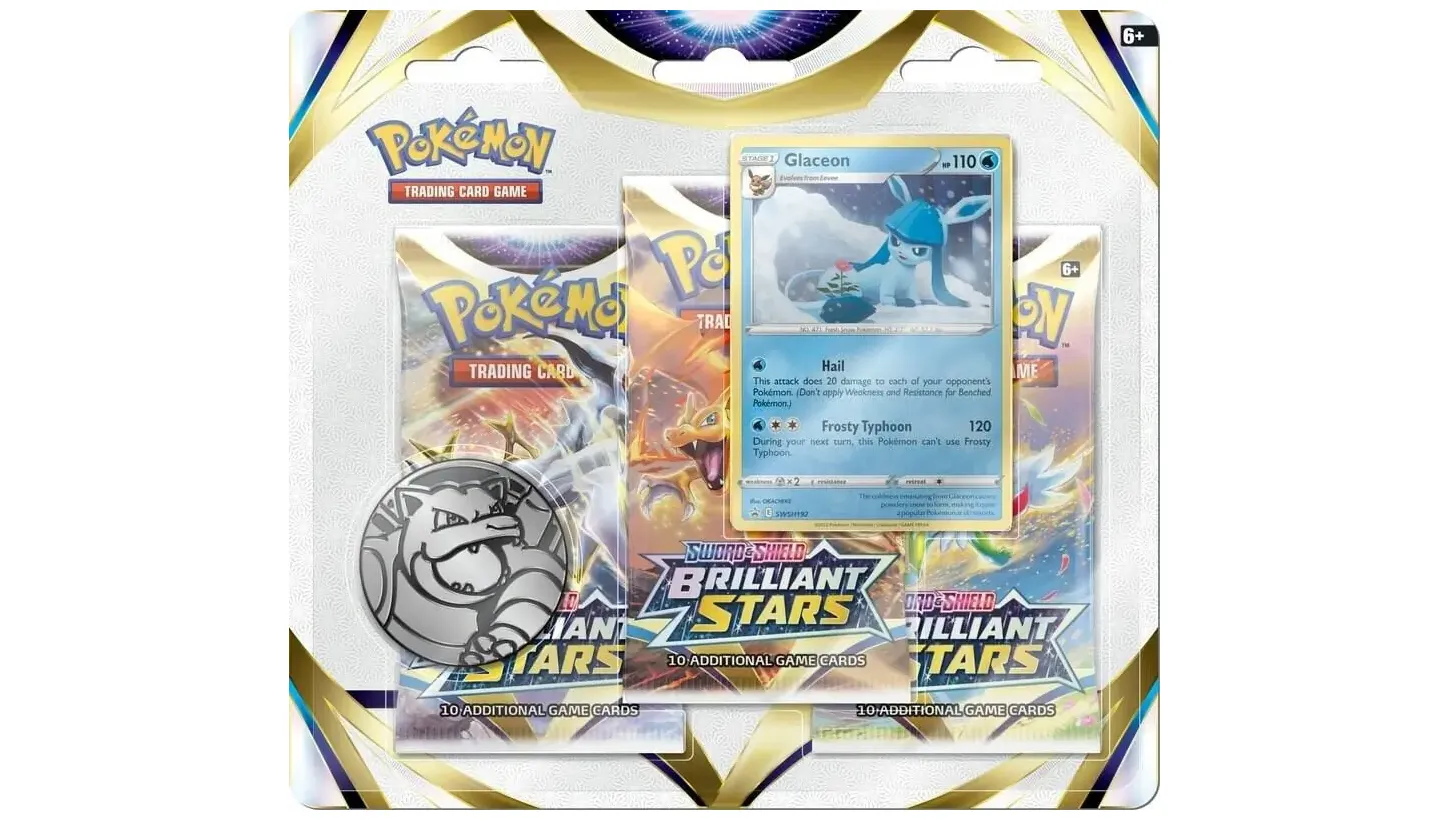 Brilliant Stars 3 Pack Blister Glaceon