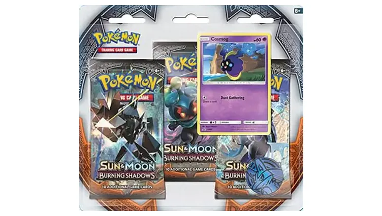 Burning Shadows 3 Pack Blister Cosmog