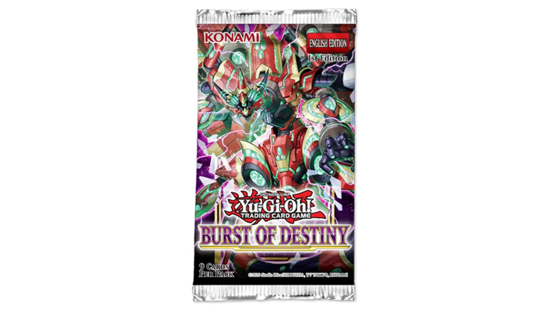 Burst of Destiny Booster Pack 1st Edition