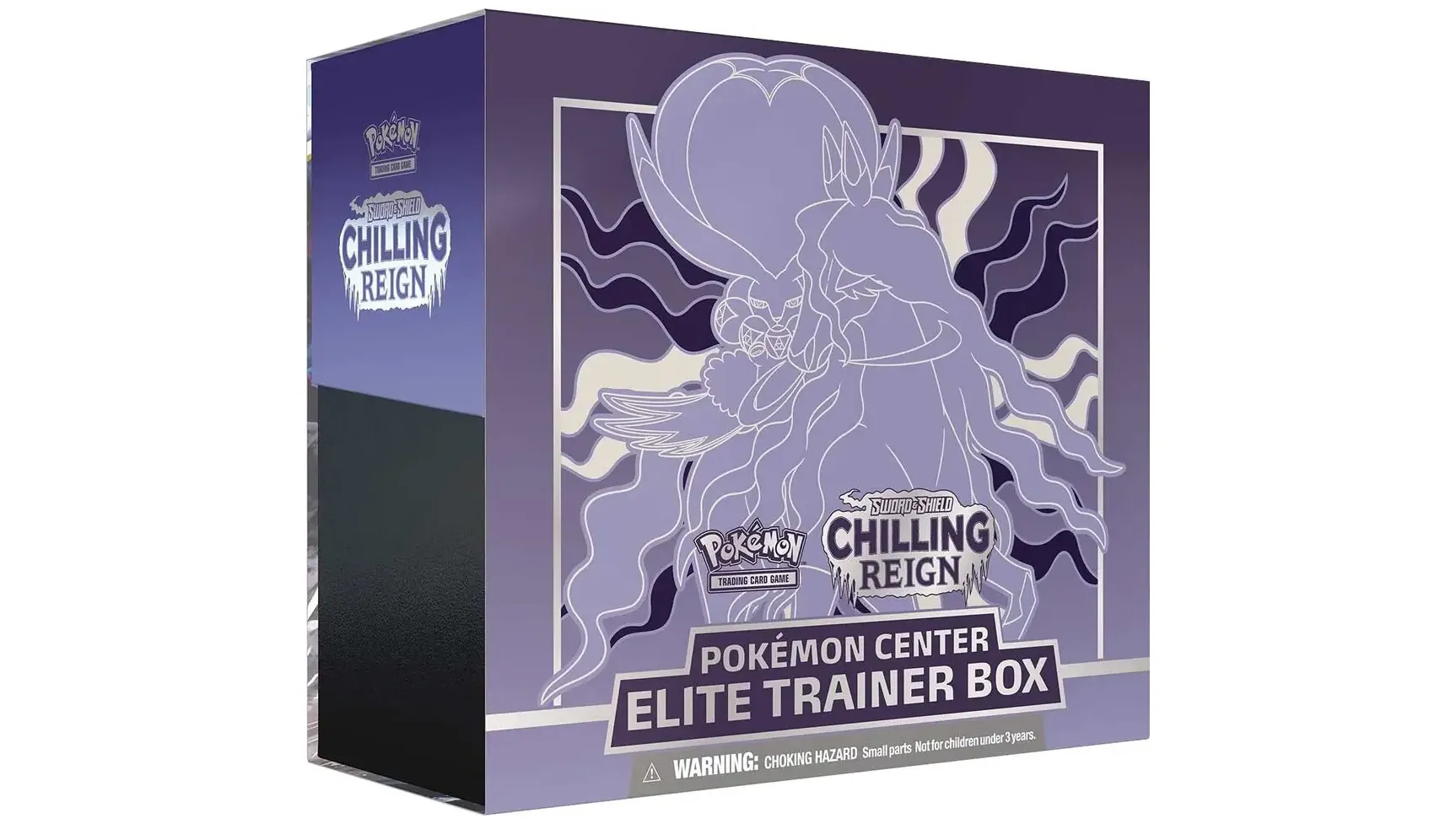 Chilling Reign Pokemon Center Elite Trainer Box Shadow Rider Calyrex (Exclusive)