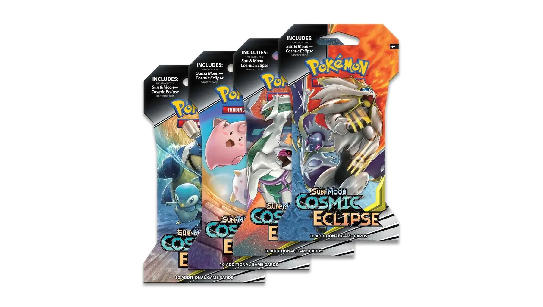 Cosmic Eclipse Sleeved Booster Pack Art Bundle Set of 4