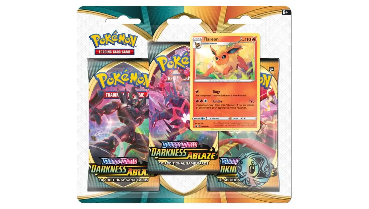 Darkness Ablaze 3 Pack Blister Flareon
