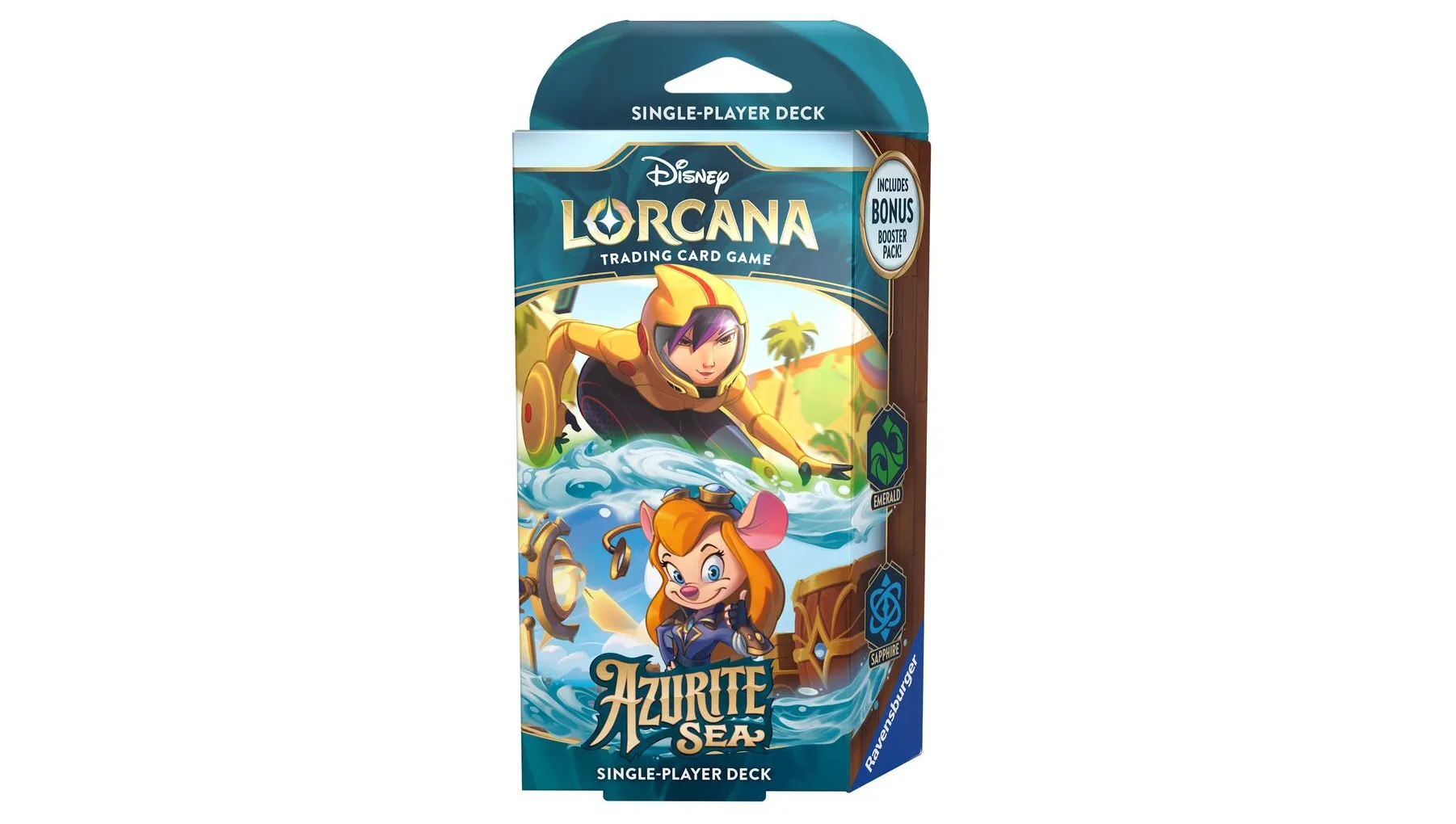 Disney Lorcana Azurite Sea Starter Deck (Emerald & Sapphire)