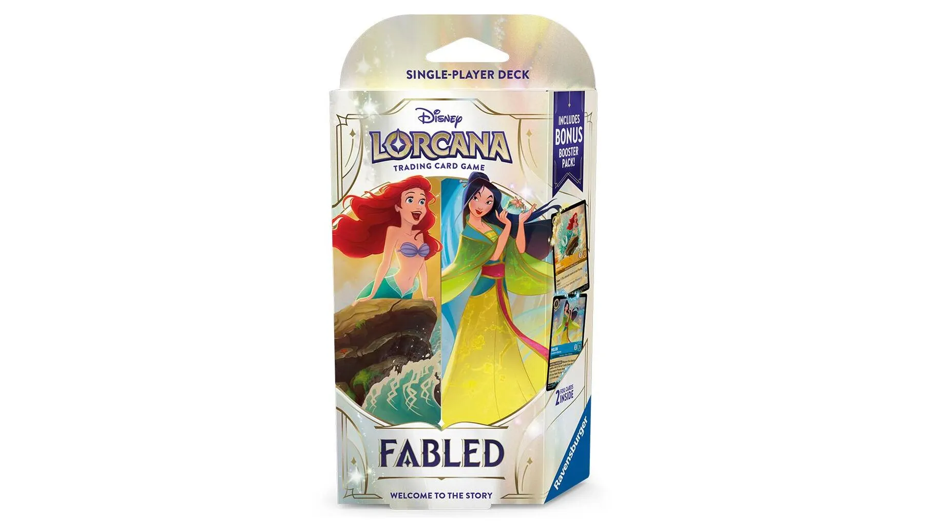 Disney Lorcana Fabled Starter Deck (Amber & Sapphire)
