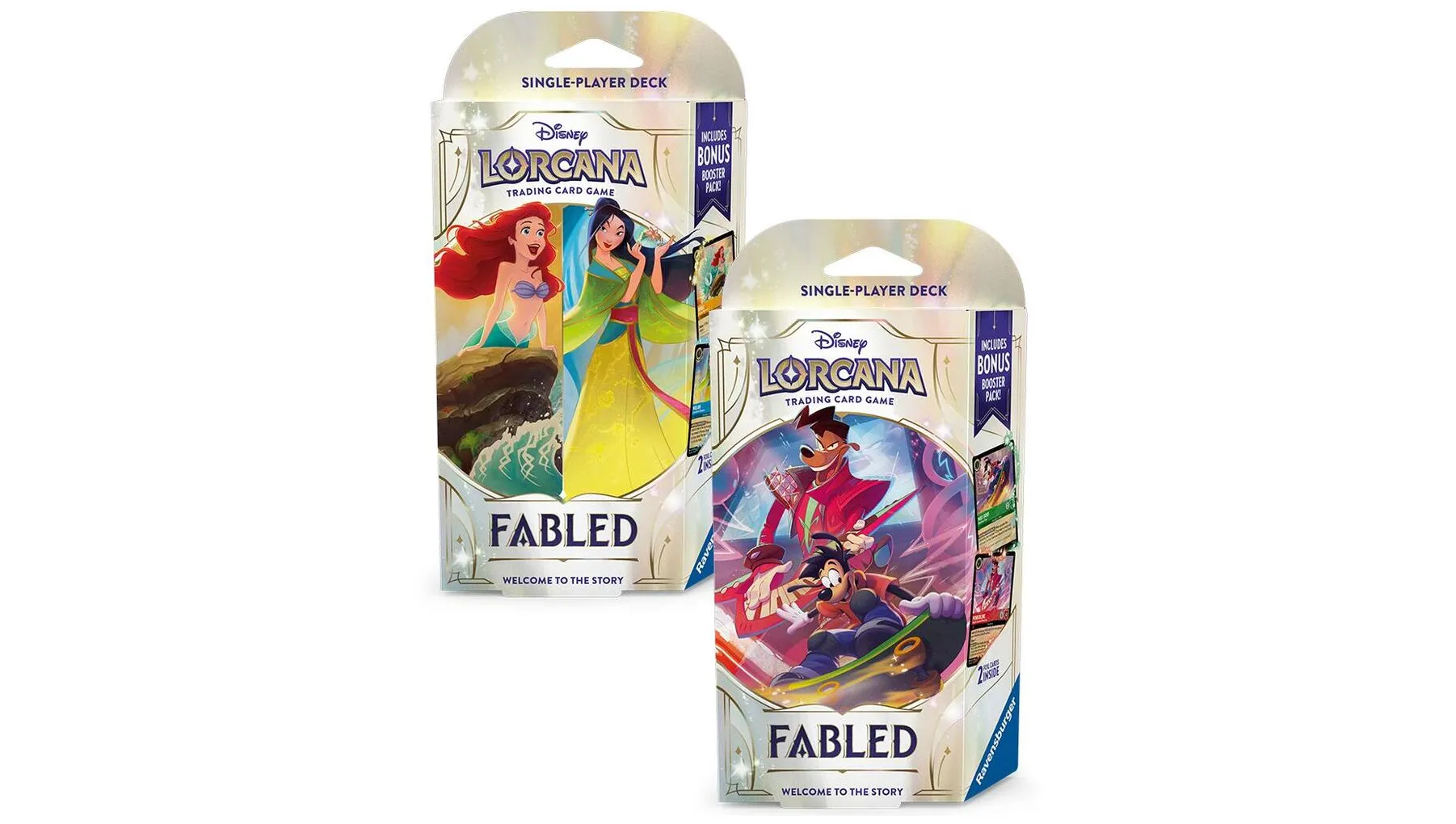 Disney Lorcana Fabled Starter Deck Set of 2