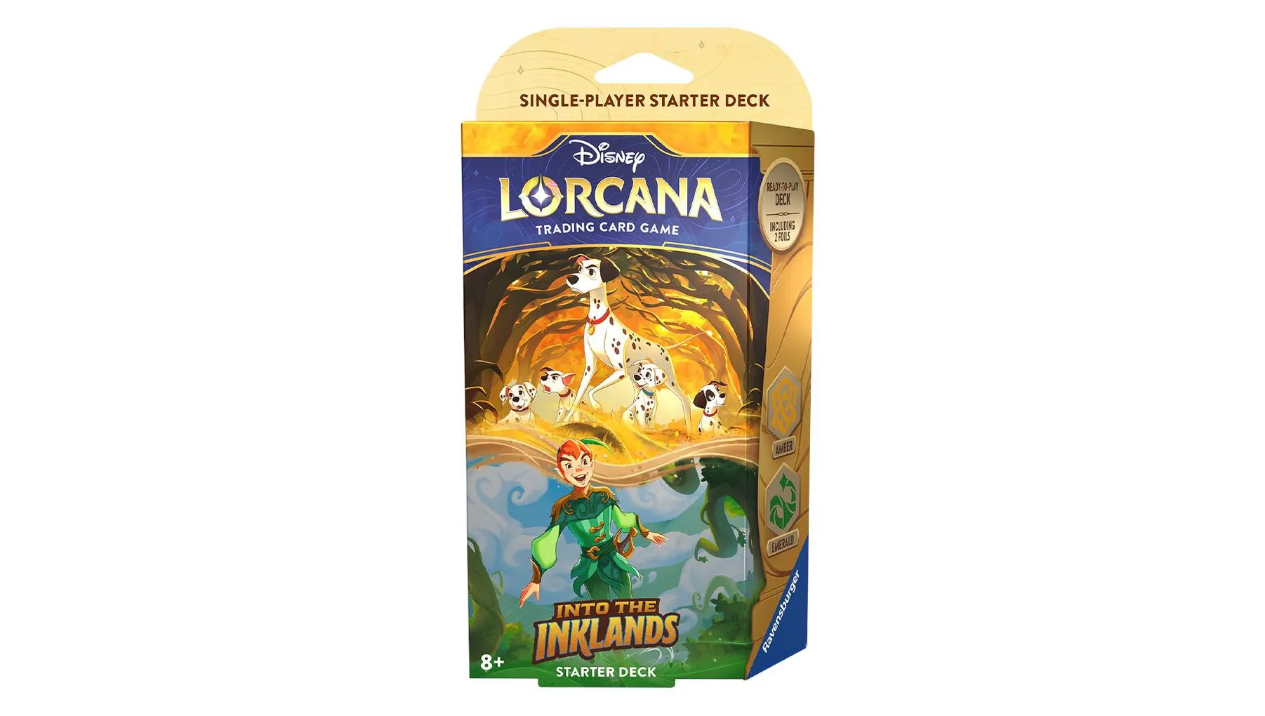 Disney Lorcana Into the Inklands Starter Deck (Amber & Emerald)