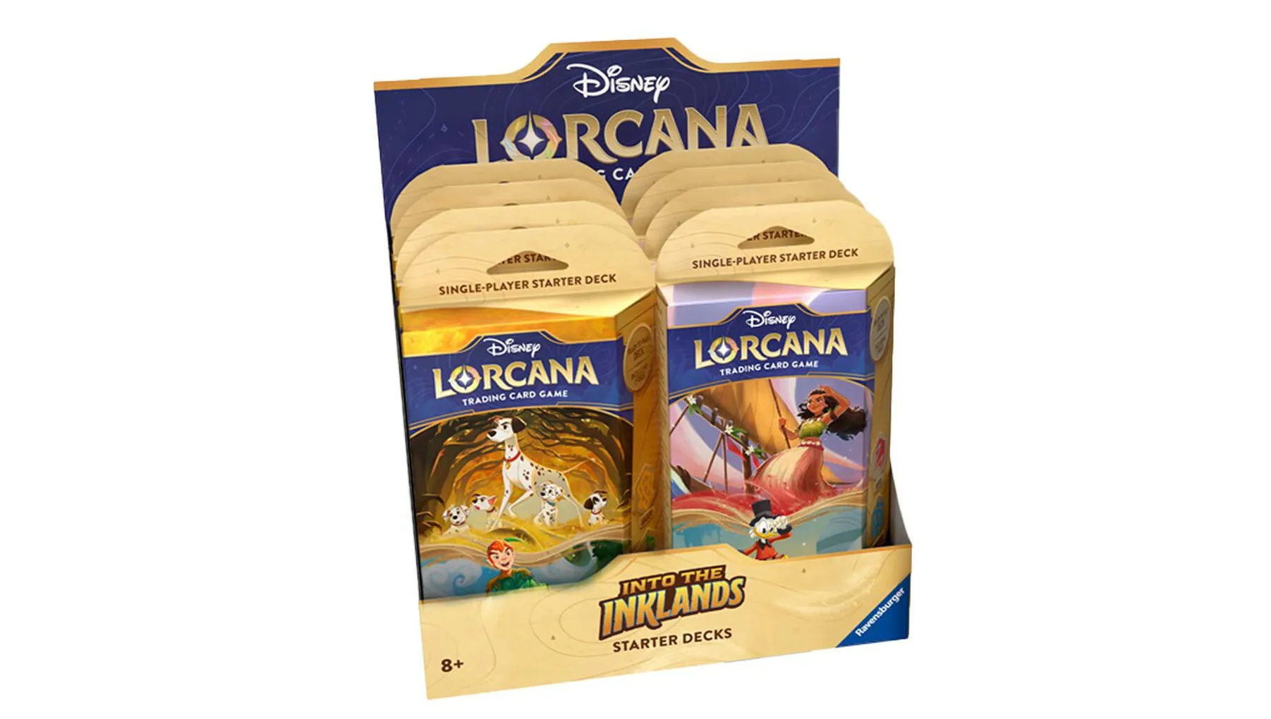 Disney Lorcana Into the Inklands Starter Deck Display