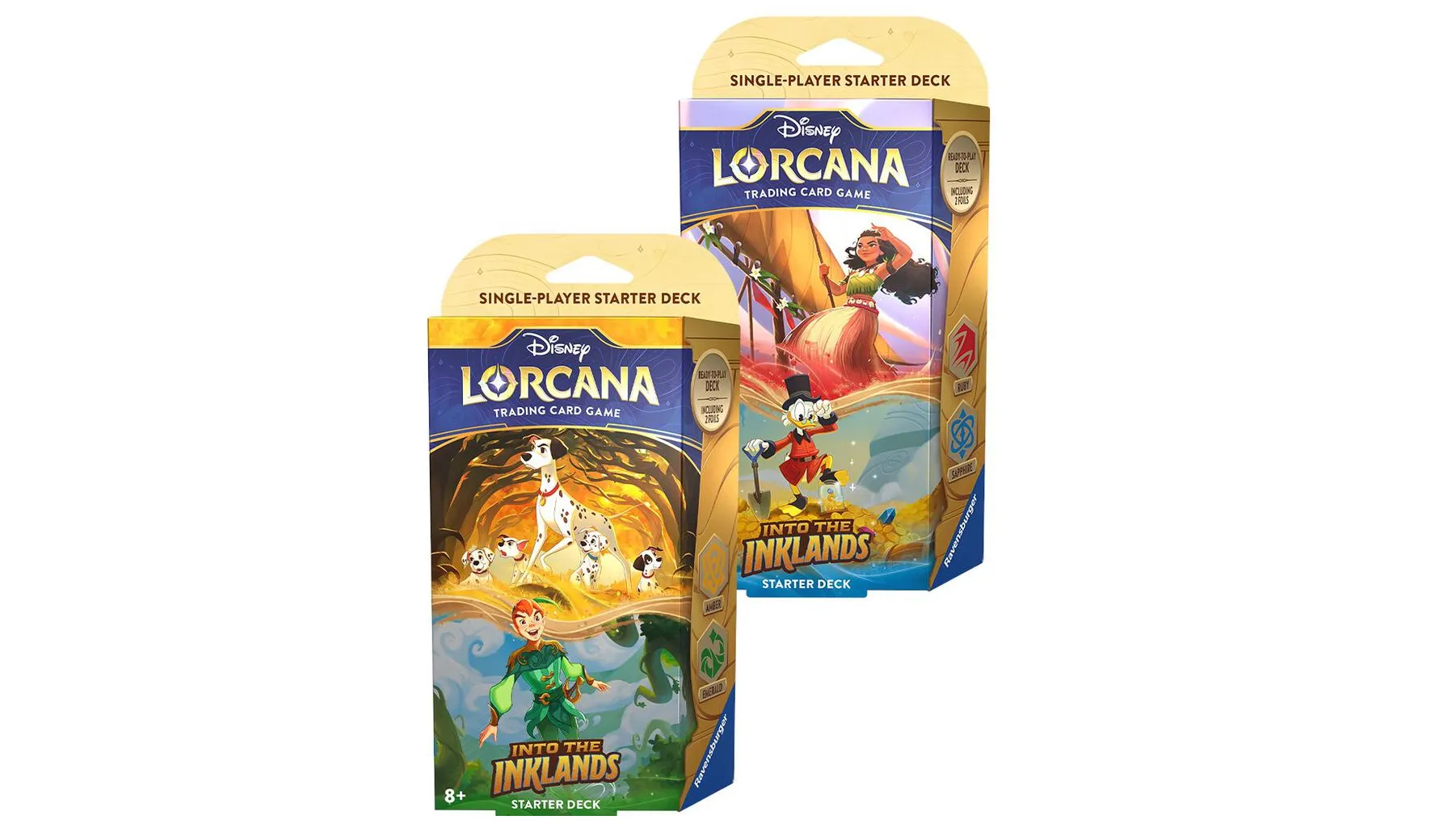 Disney Lorcana Into the Inklands Starter Deck Set of 2