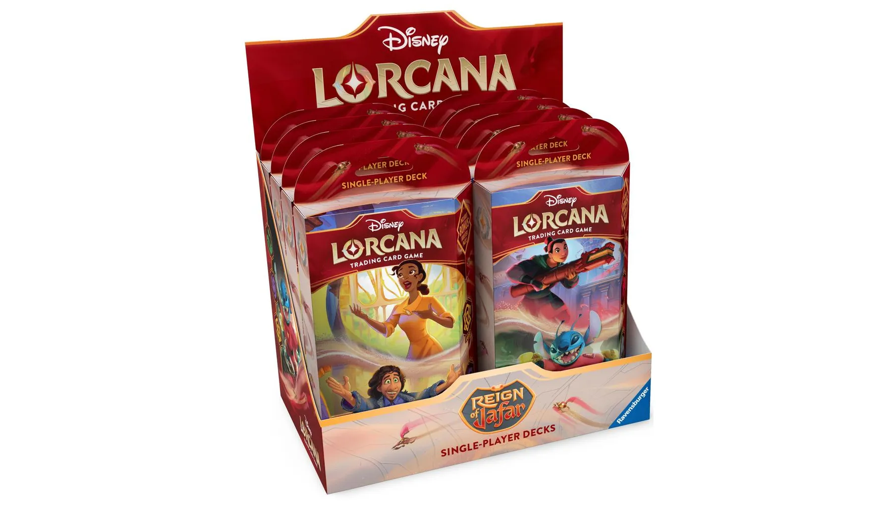 Disney Lorcana Reign of Jafar Starter Deck Display