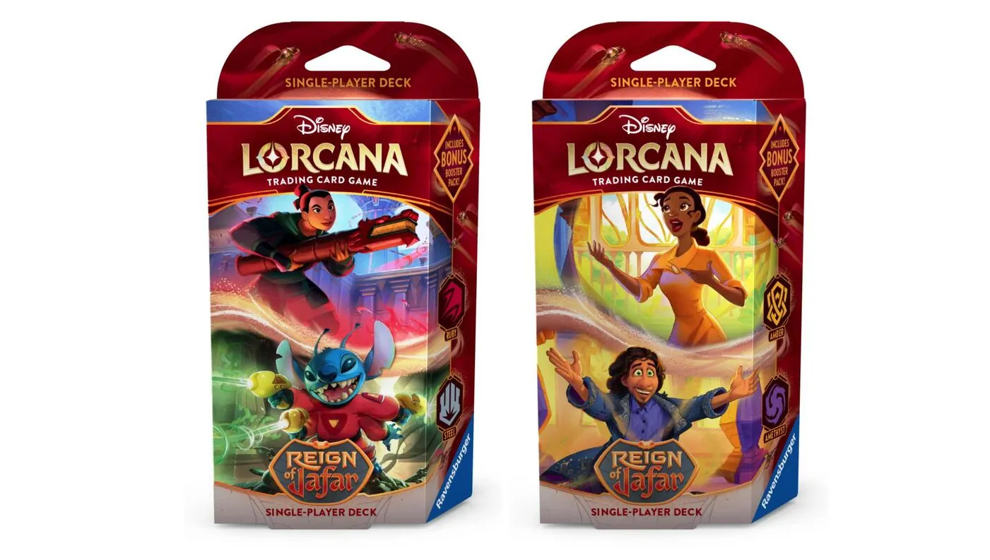 Disney Lorcana Reign of Jafar Starter Deck Set of 2