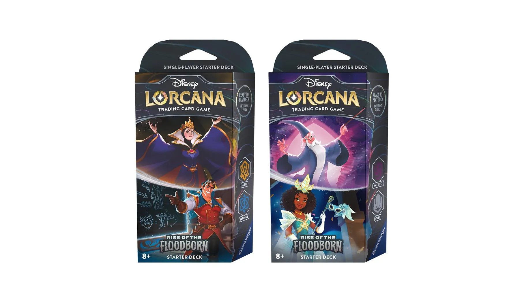 Disney Lorcana Rise of the Floodborn Starter Deck Set of 2