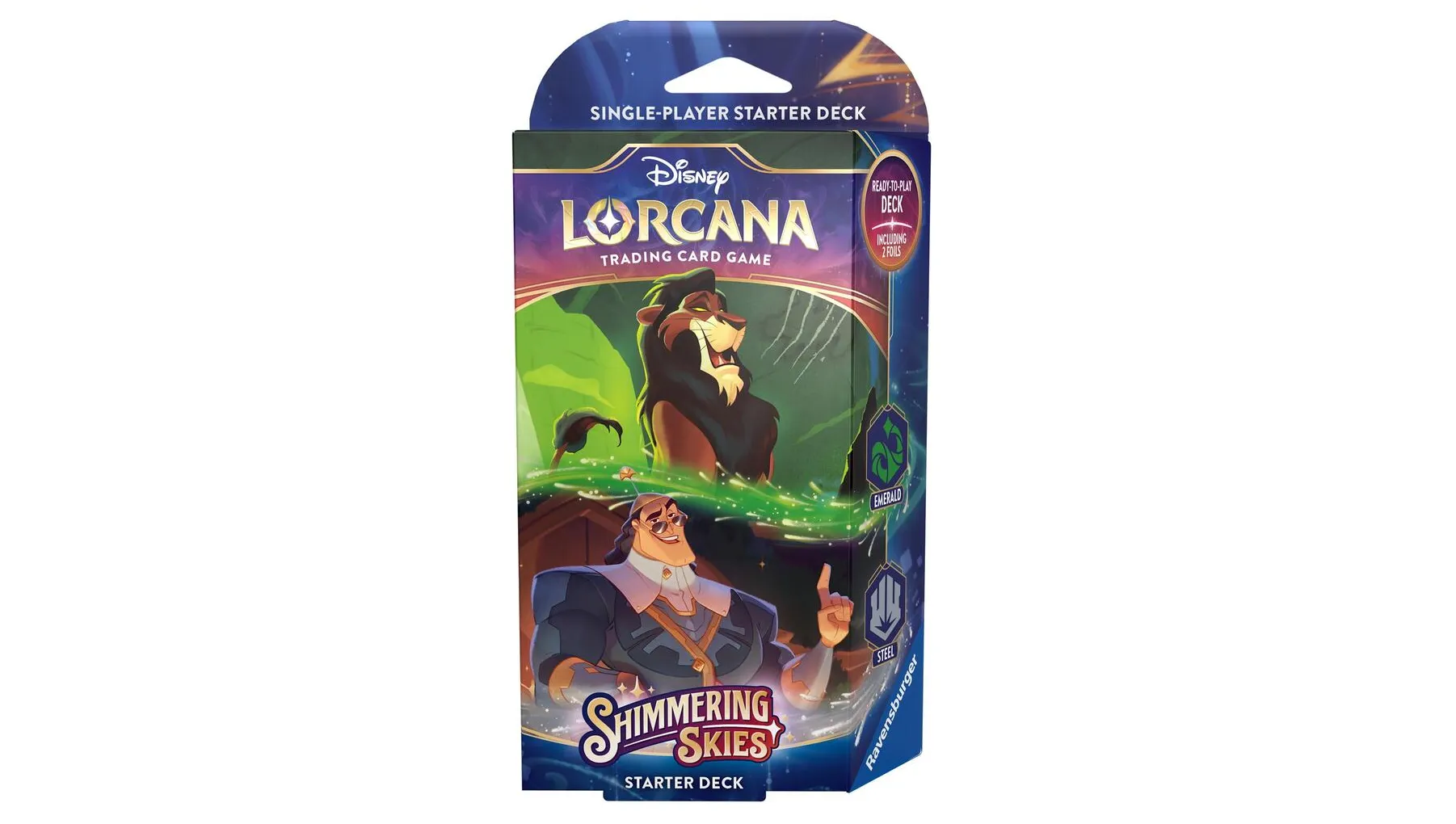 Disney Lorcana Shimmering Skies Starter Deck (Emerald & Steel)