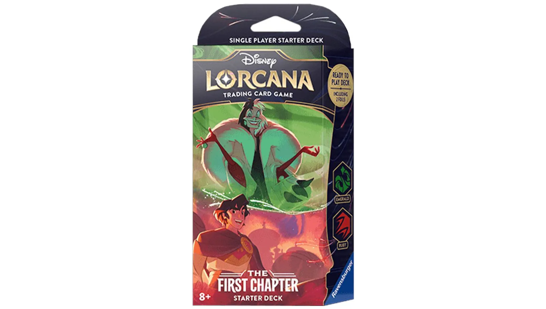 Disney Lorcana The First Chapter Starter Deck (Emerald & Ruby)