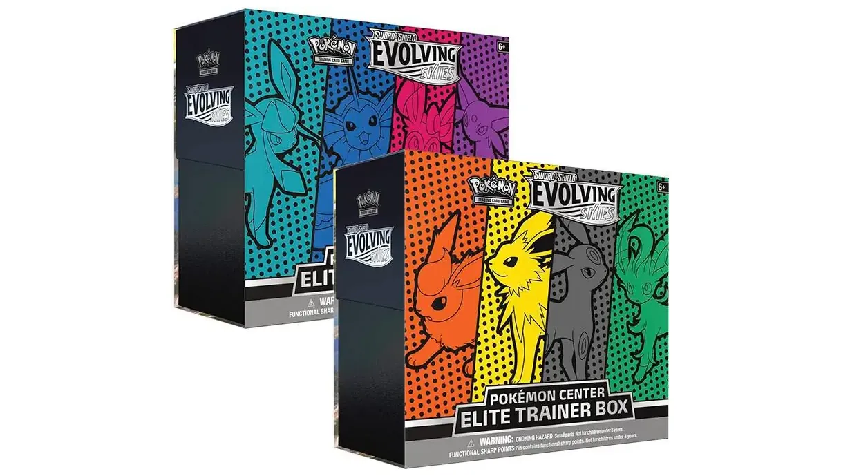 Evolving Skies Pokemon Center Elite Trainer Box Set of 2 (Exclusive)