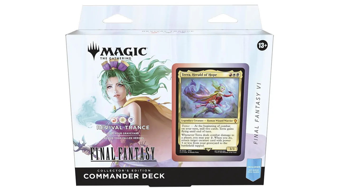 FINAL FANTASY Commander Deck - FINAL FANTASY VI Revival Trance (Collector's Edition)