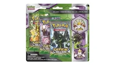 Fates Collide Three Pack Pin Blisters Mega Alakazam