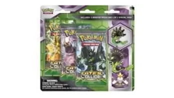 Fates Collide Three Pack Pin Blisters Zygarde
