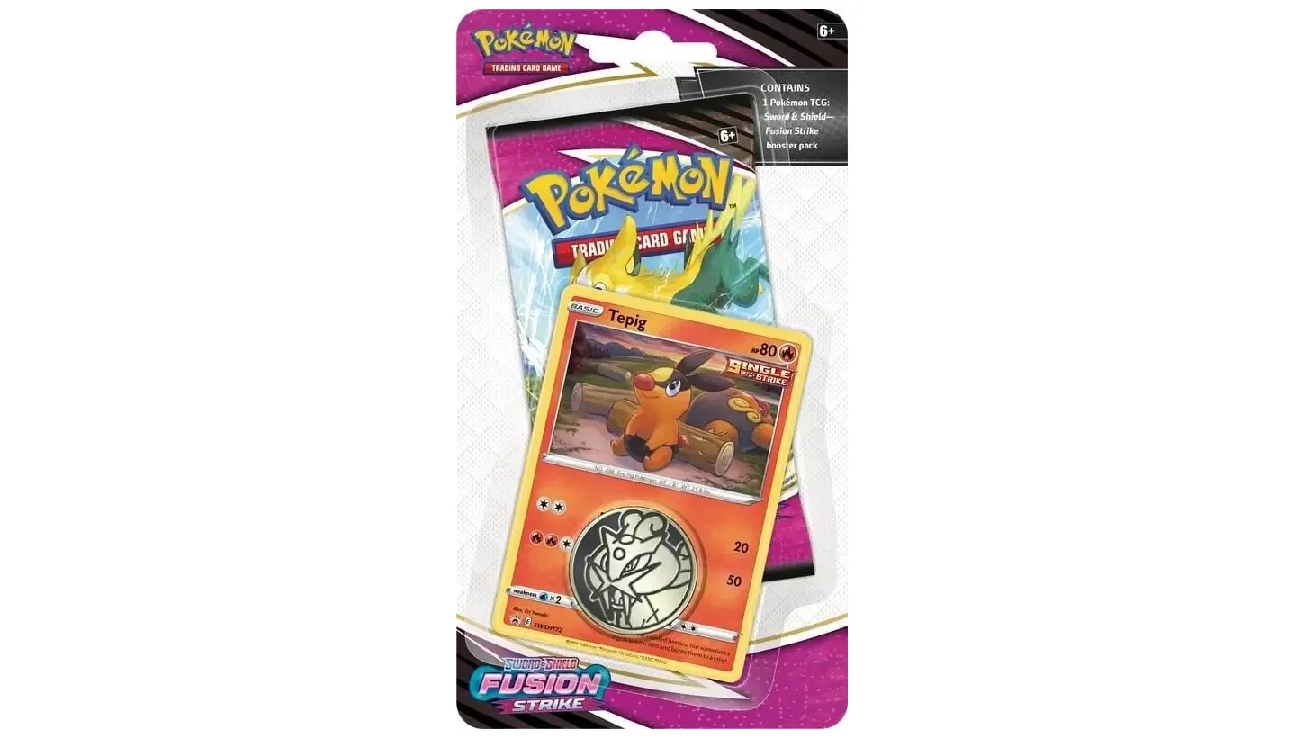 Fusion Strike Single Pack Blister Tepig
