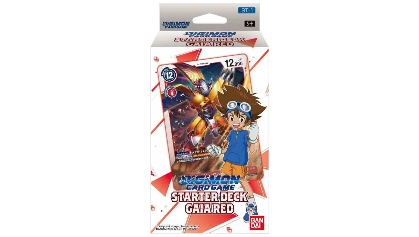 digimon card game starter deck gaia red Amazon.com: English TCG ST-1 This product may include either 1 Release Special Booster Ver DIGIMON CARD GAME GAIA RED