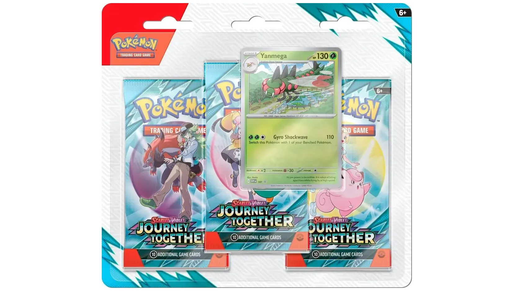 Journey Together 3 Pack Blister Yanmega