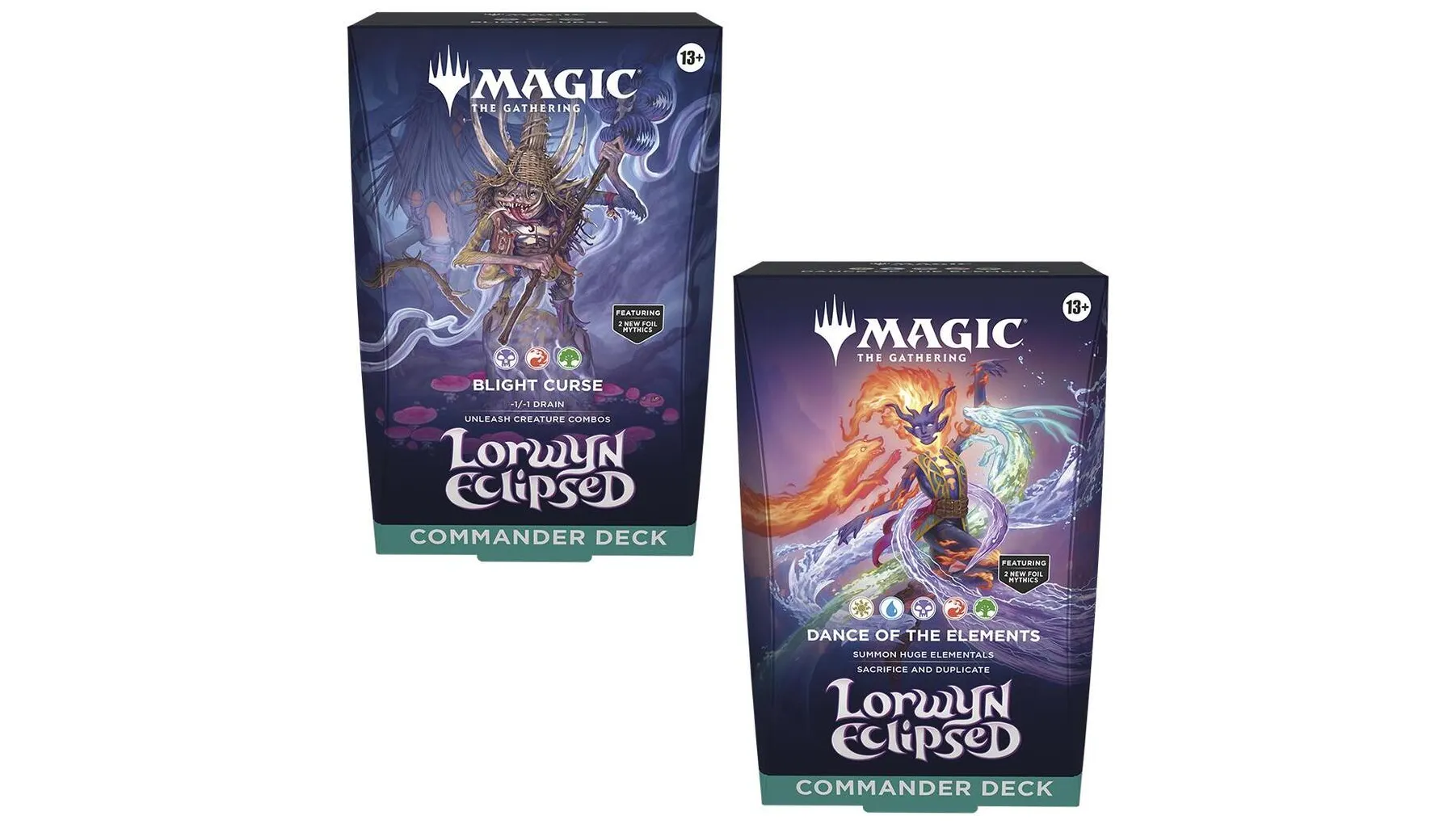 Lorwyn Eclipsed Commander Decks Set of 2
