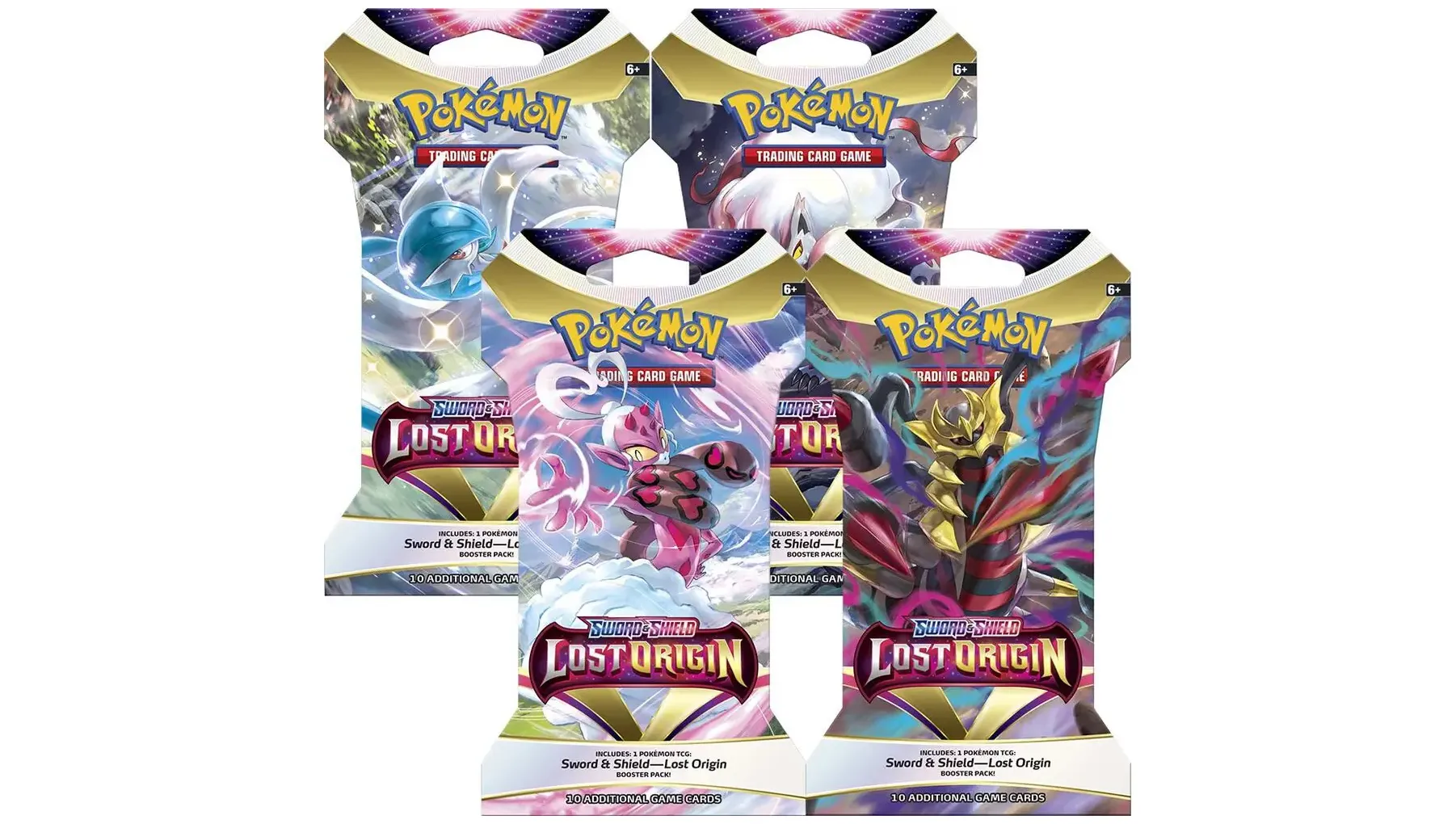 Lost Origin Sleeved Booster Pack Art Bundle Set of 4