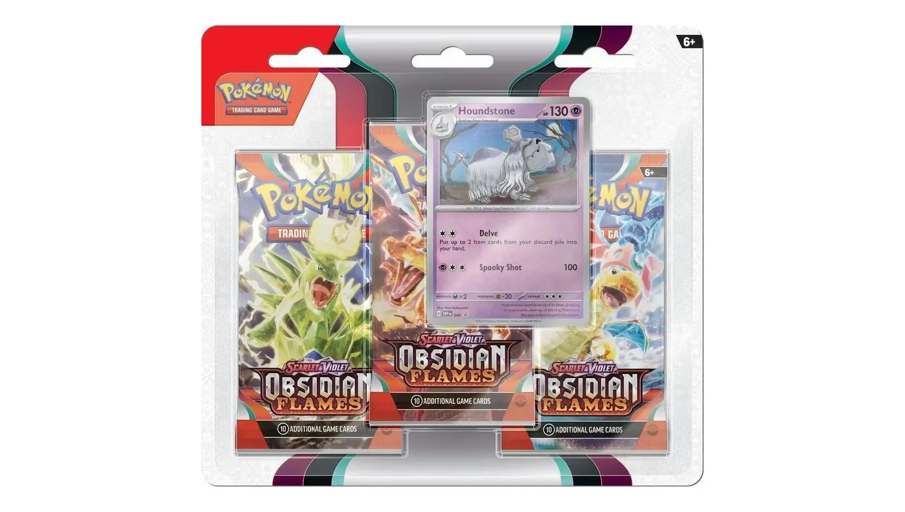 Obsidian Flames 3 Pack Blister Houndstone