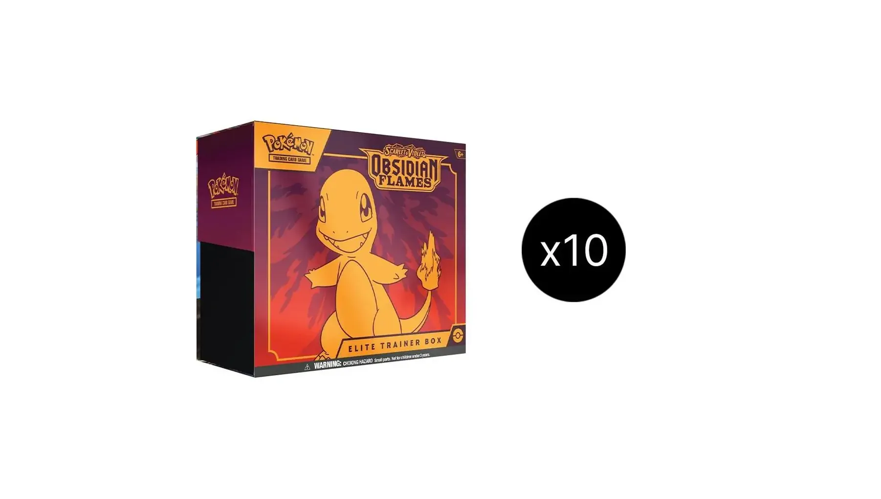 Obsidian Flames Elite Trainer Box Case