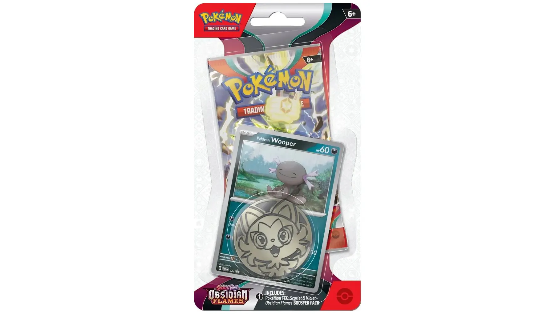 Obsidian Flames Single Pack Blister Paldean Wooper