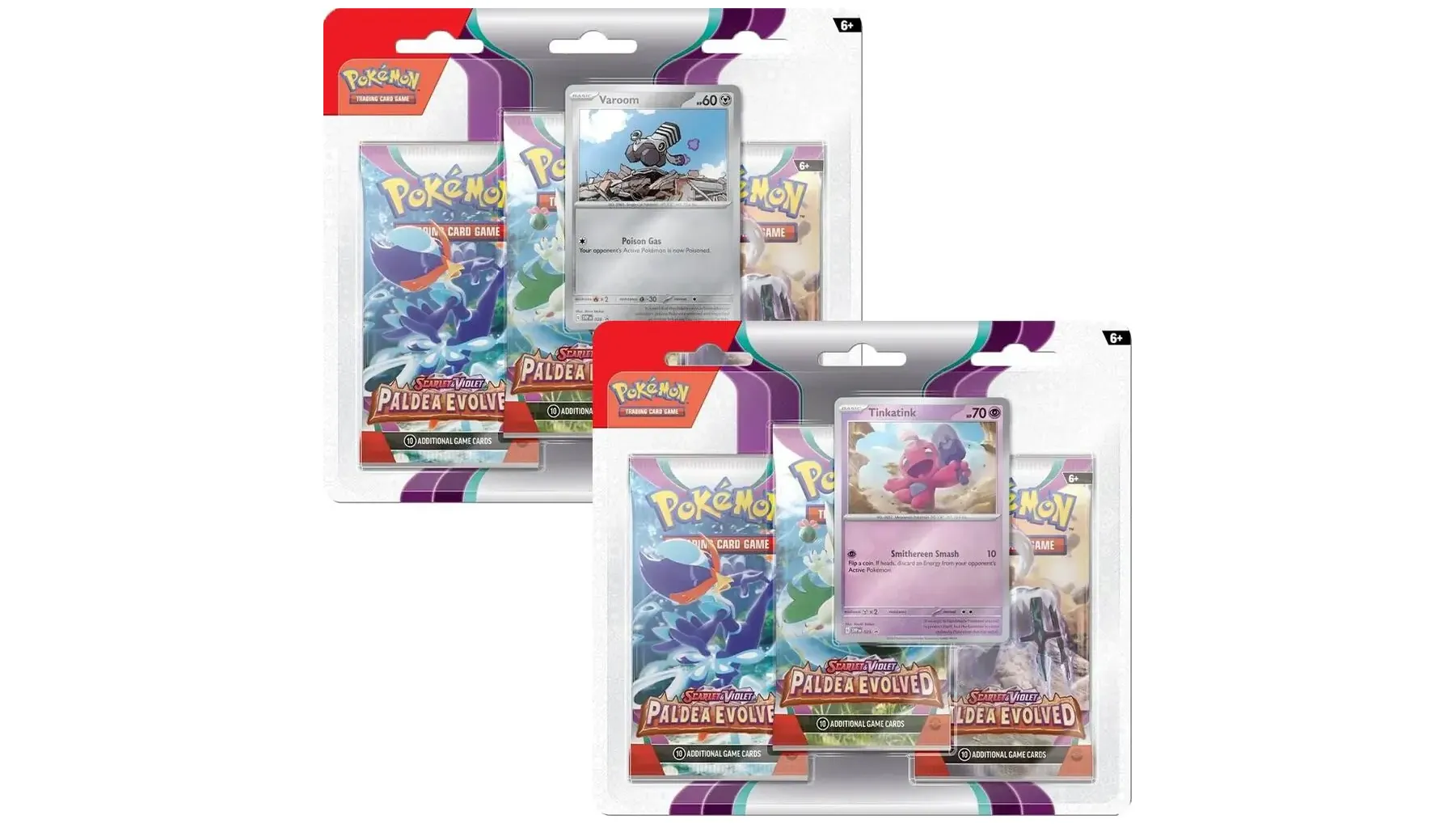 Paldea Evolved 3 Pack Blister Set of 2