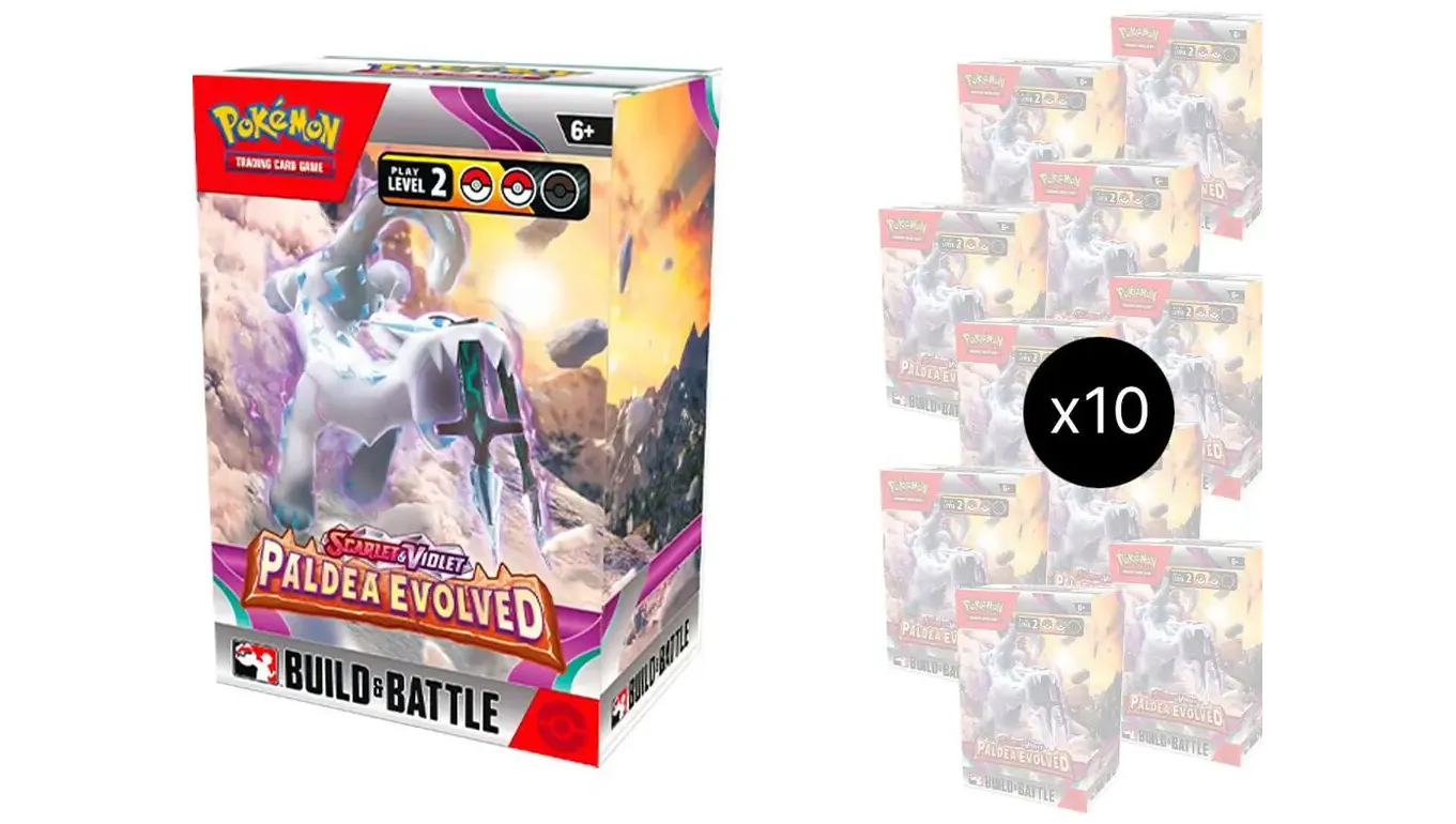 Paldea Evolved Build & Battle Box Display