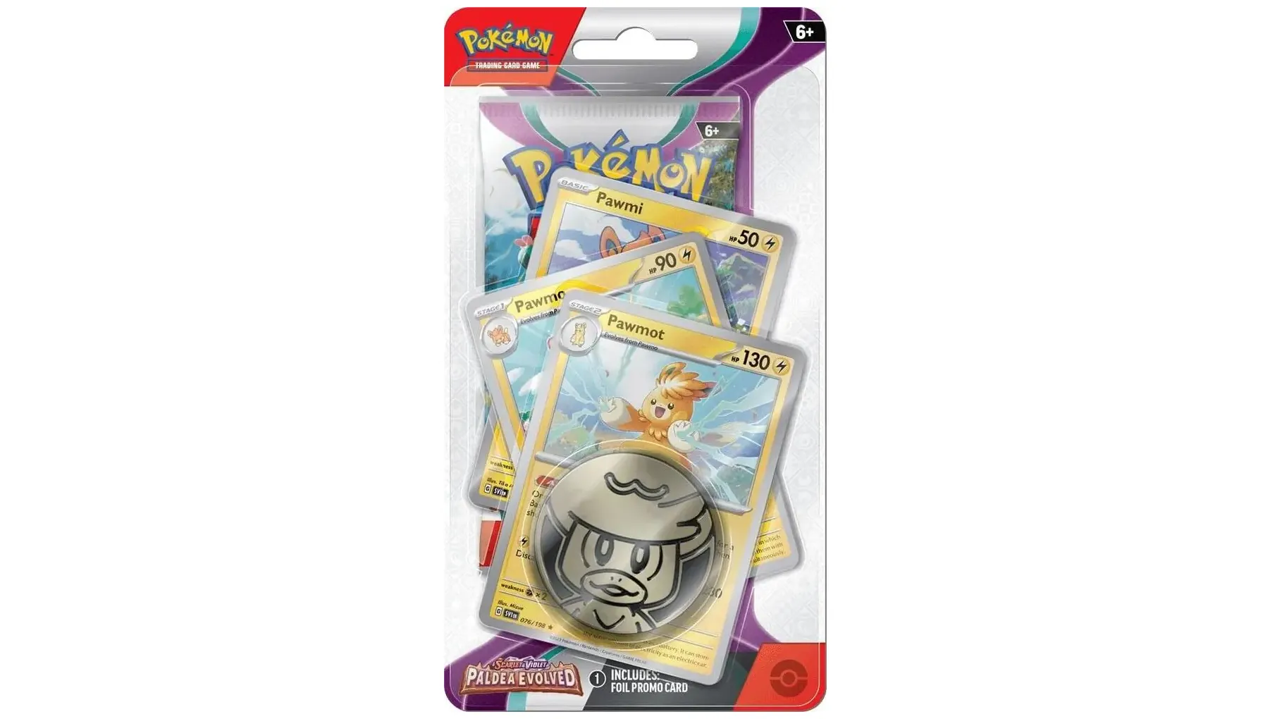 Paldea Evolved Premium Checklane Blister Pawmot