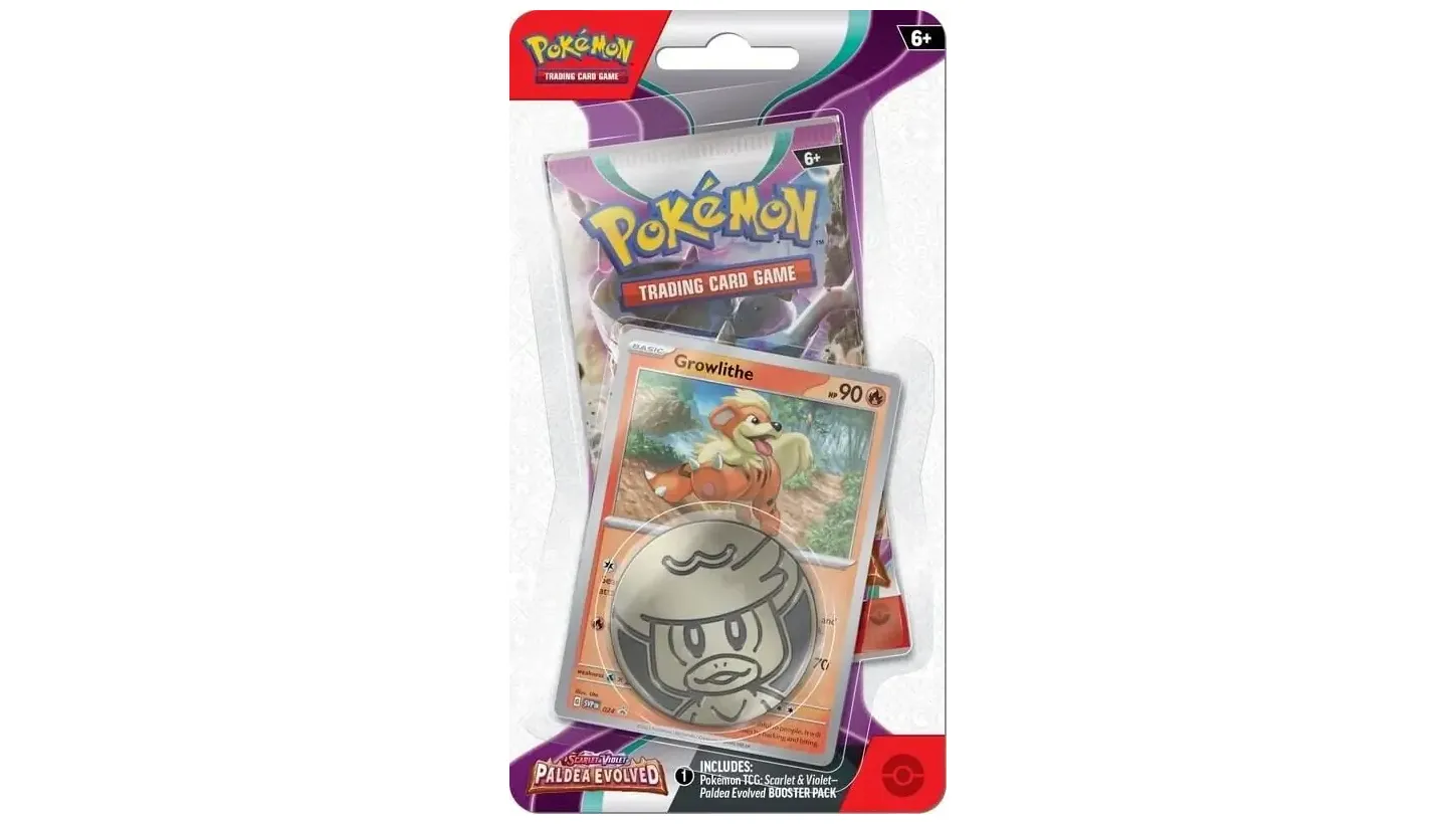 Paldea Evolved Single Pack Blister Growlithe