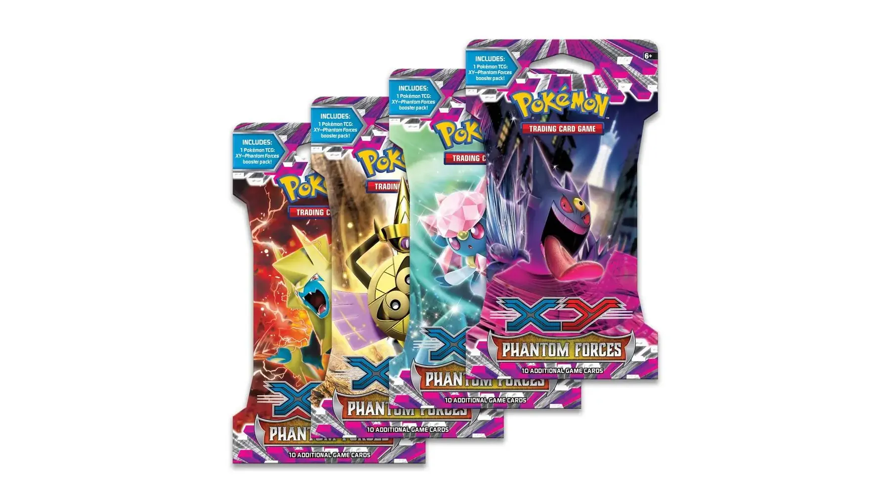 Phantom Forces Sleeved Booster Pack Art Bundle Set of 4