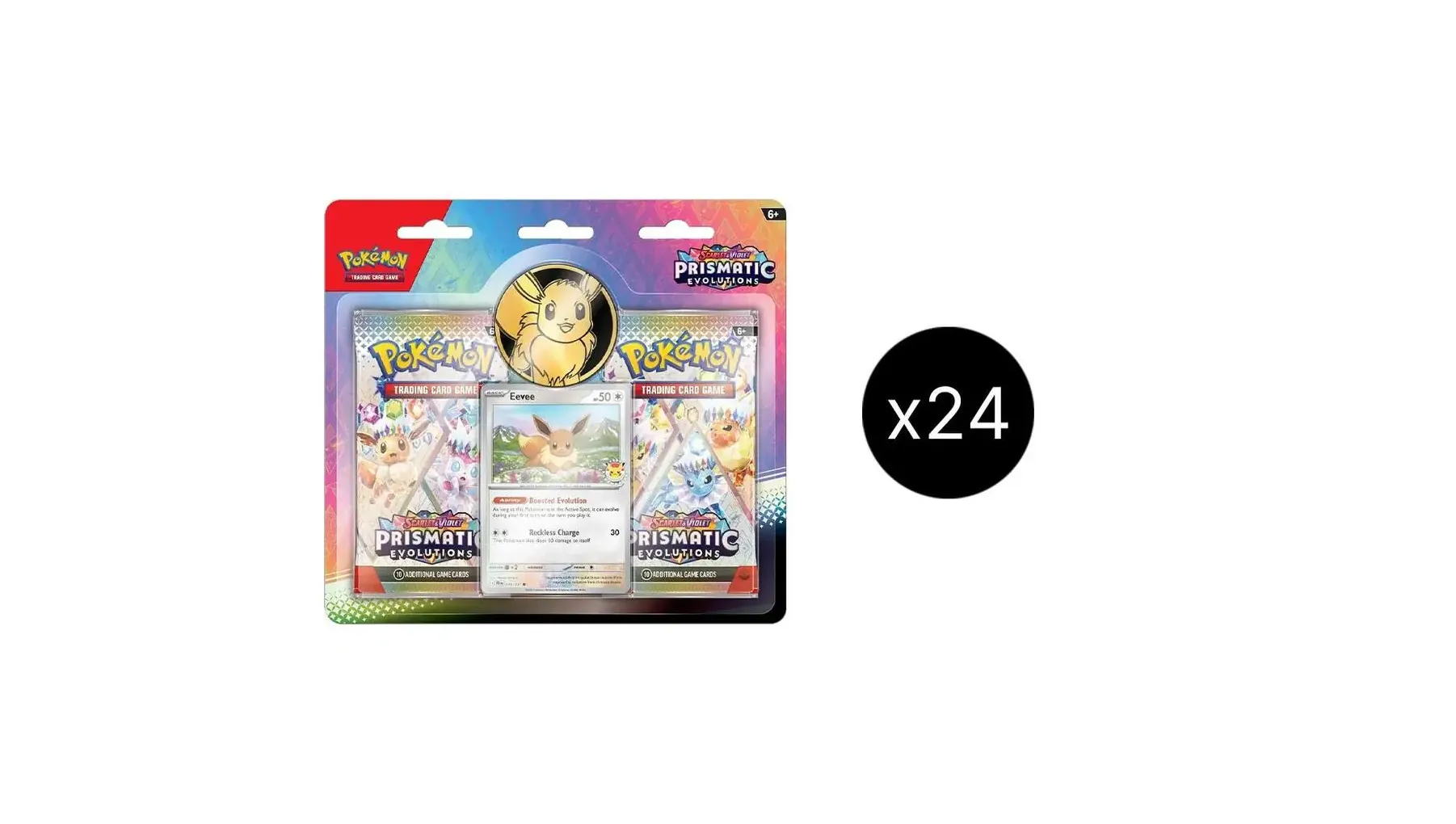 Prismatic Evolutions 2-Pack Blister Case