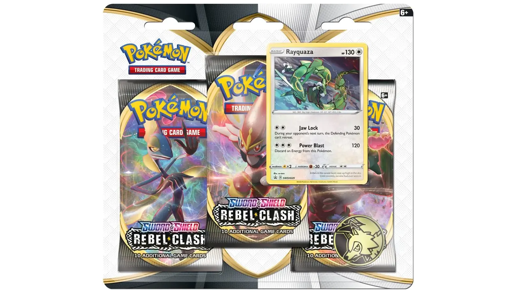 Rebel Clash 3 Pack Blister Rayquaza