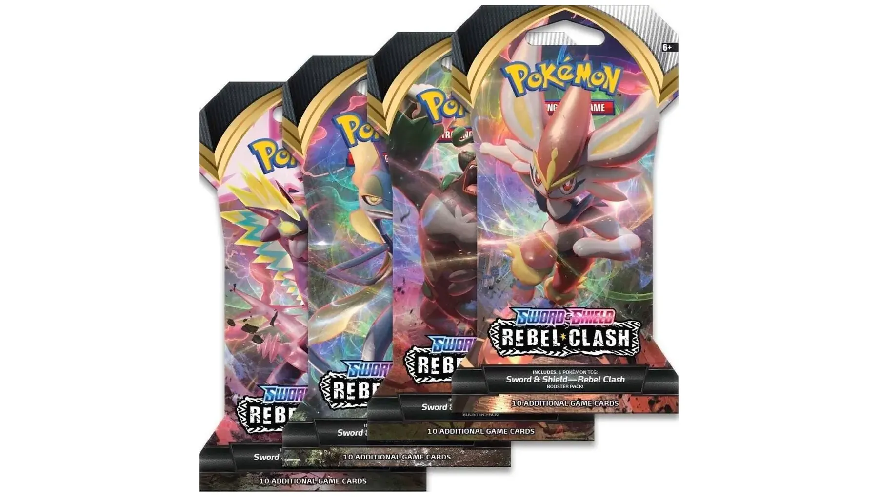 Rebel Clash Sleeved Booster Pack Art Bundle Set of 4