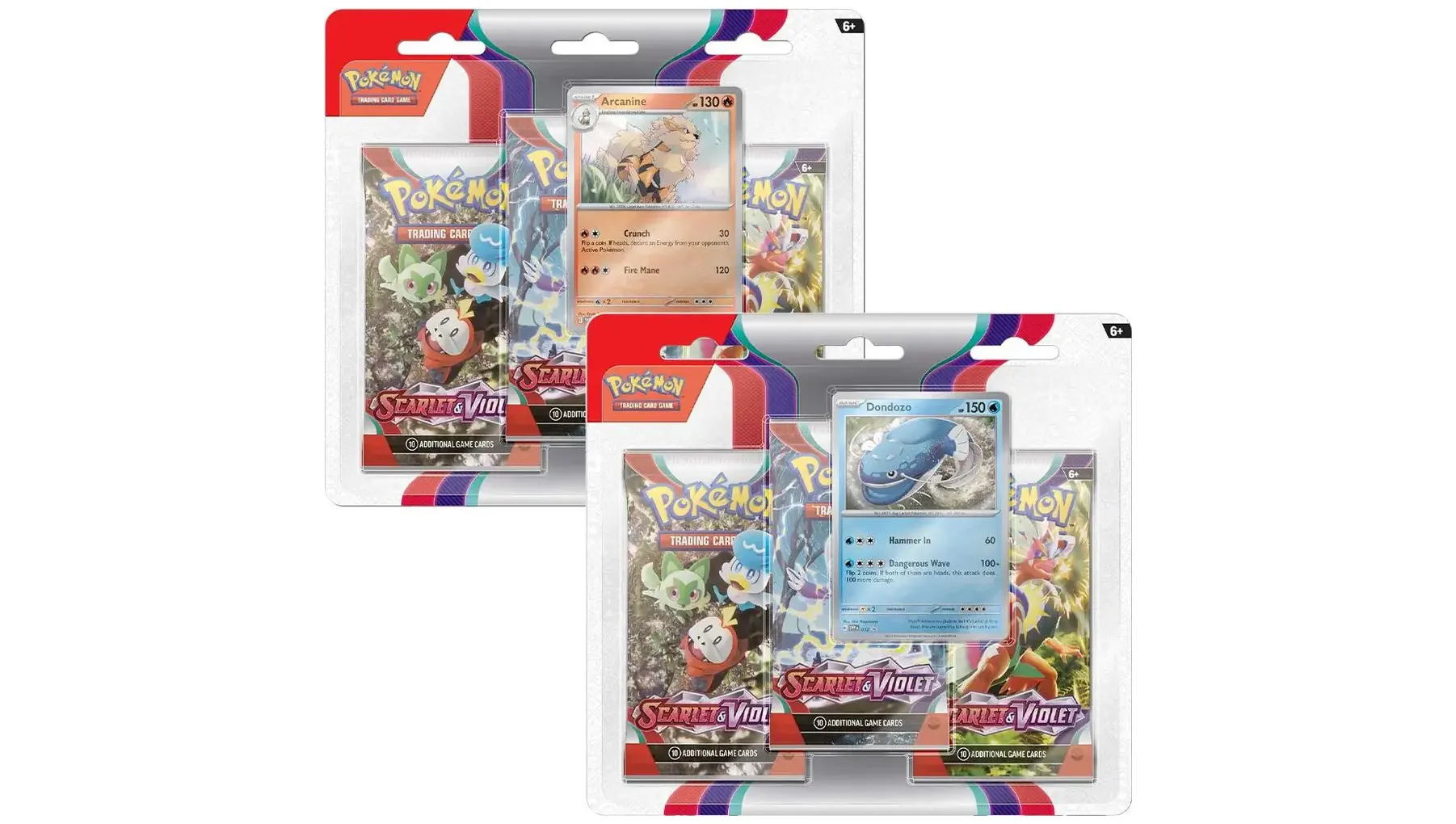 Scarlet & Violet 3 Pack Blister Set of 2