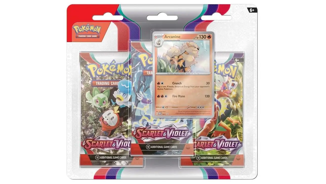 Scarlet & Violet 3-Pack Blister