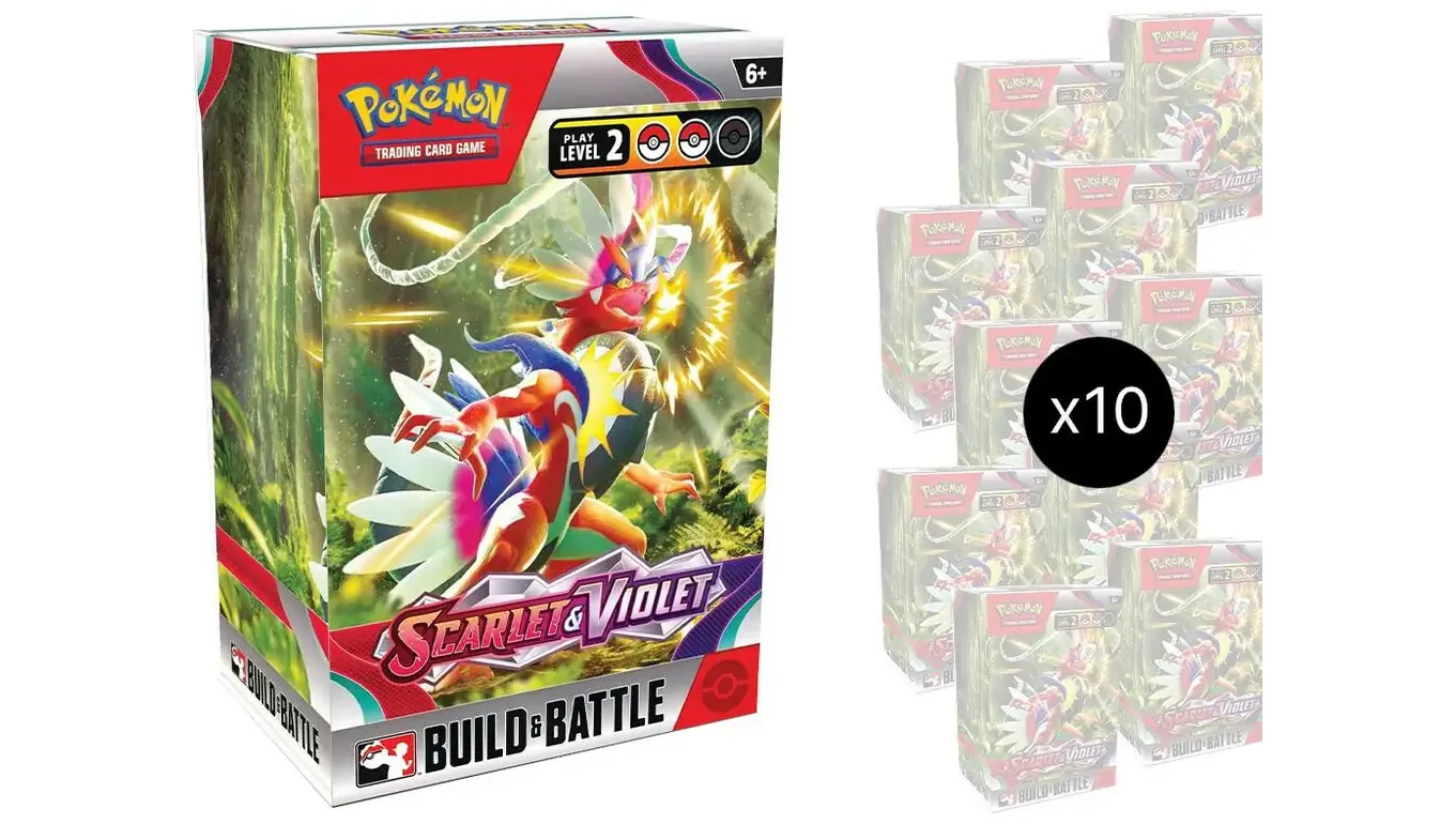 Scarlet & Violet Build & Battle Box Display