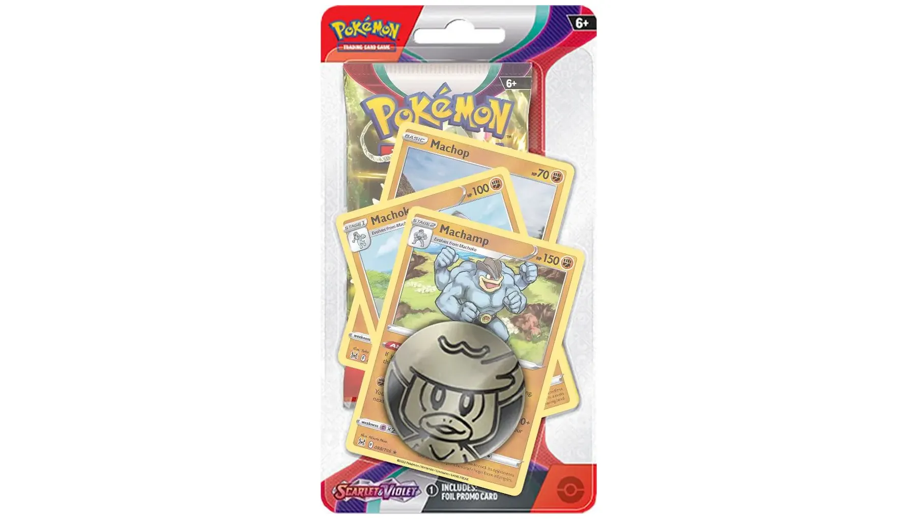 Scarlet & Violet Premium Checklane Blister Machamp