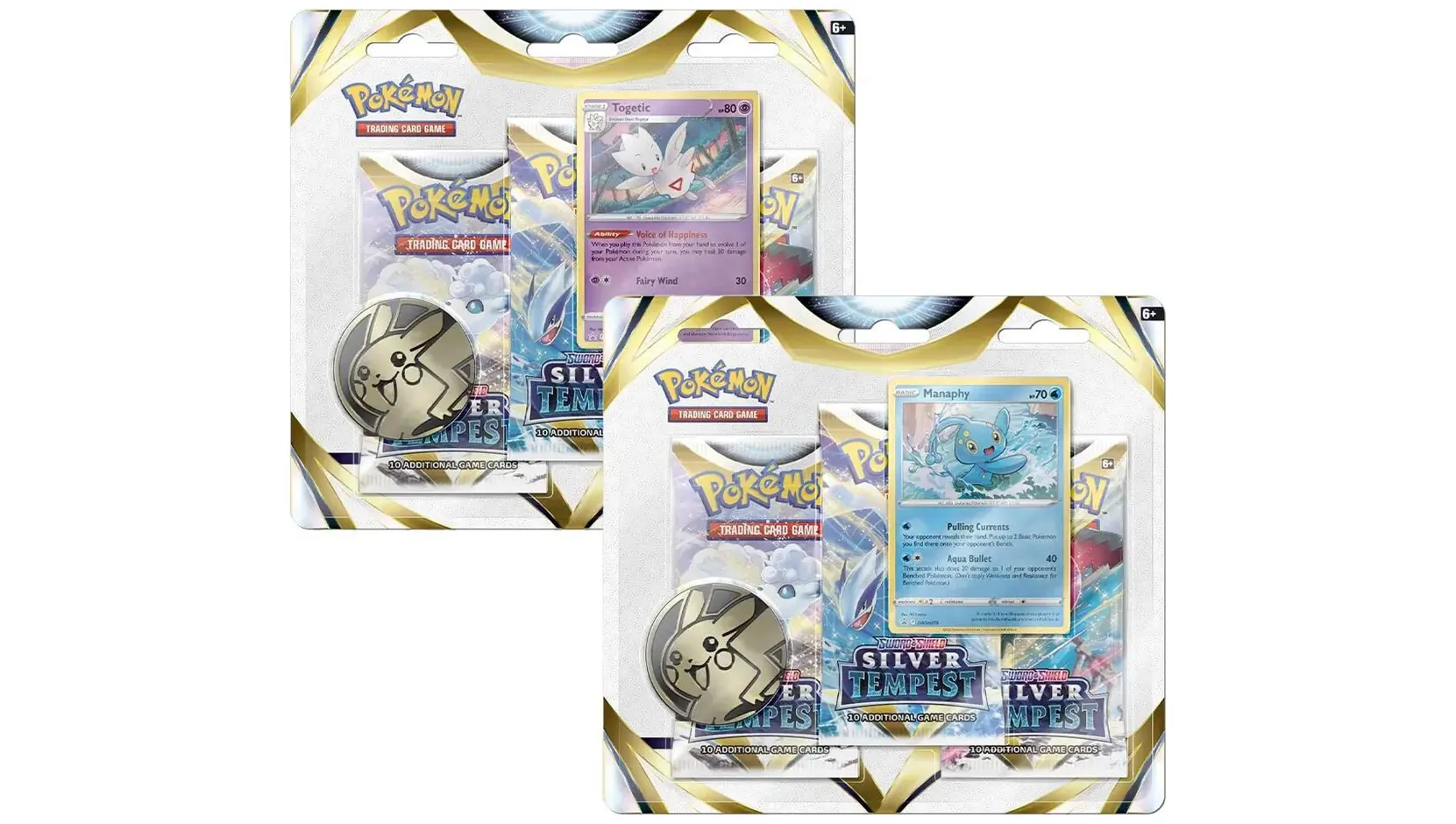 Silver Tempest 3 Pack Blister Set of 2