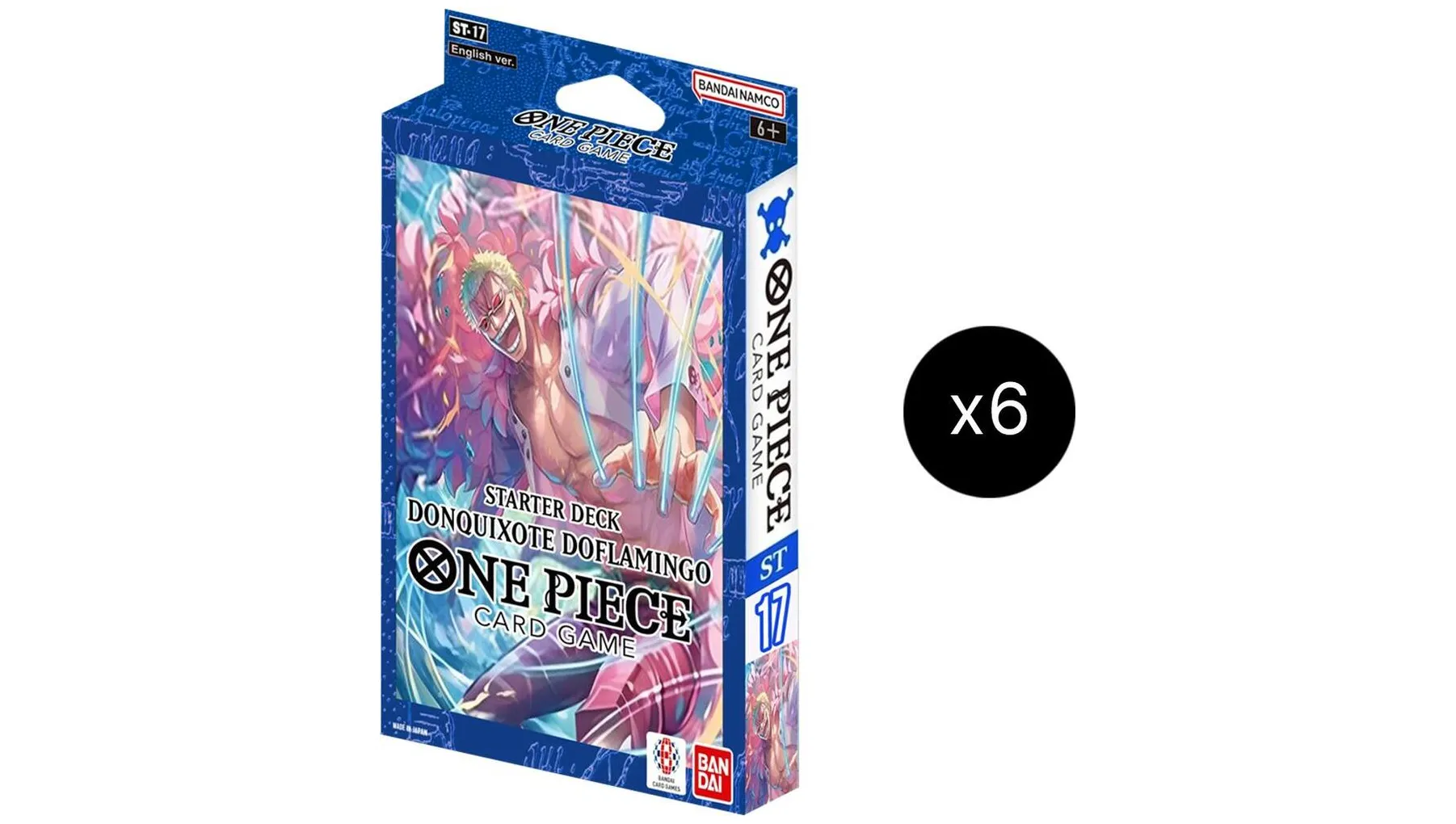 Starter Deck 17 BLUE Donquixote Doflamingo Display