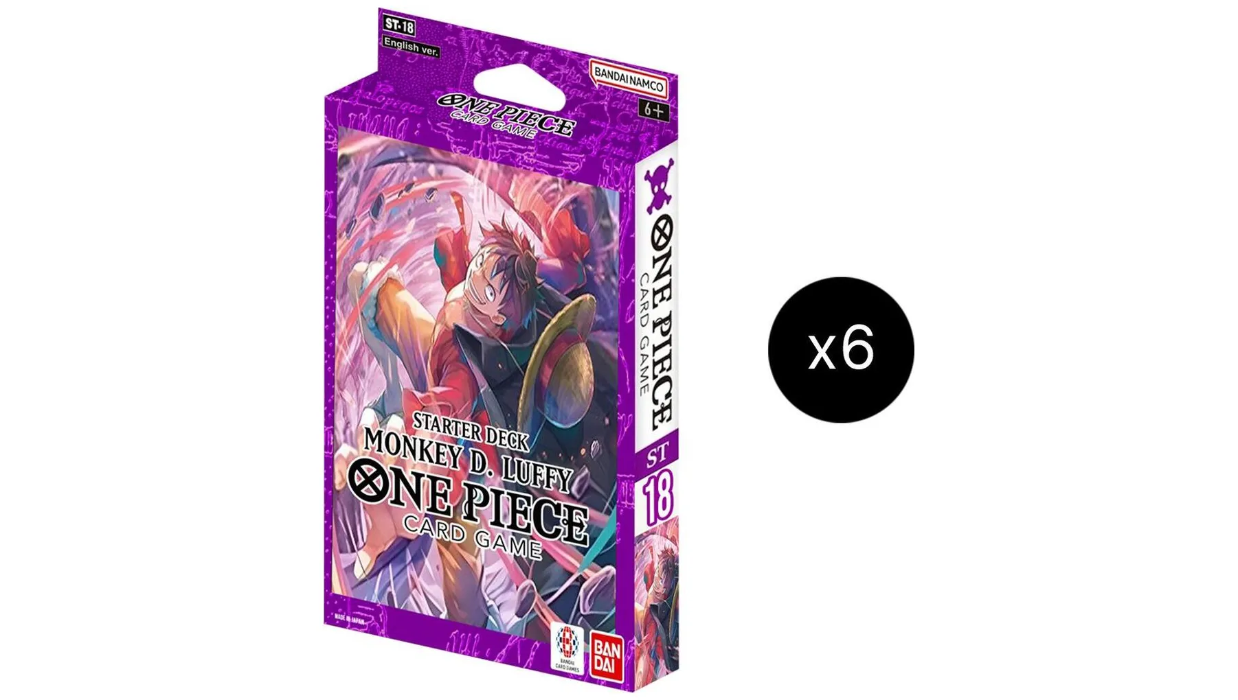 Starter Deck 18 PURPLE Monkey.D.Luffy Display