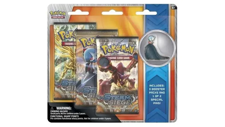 Steam Siege Collectible Pin 3 Pack Blister Shiny Mega Gardevoir