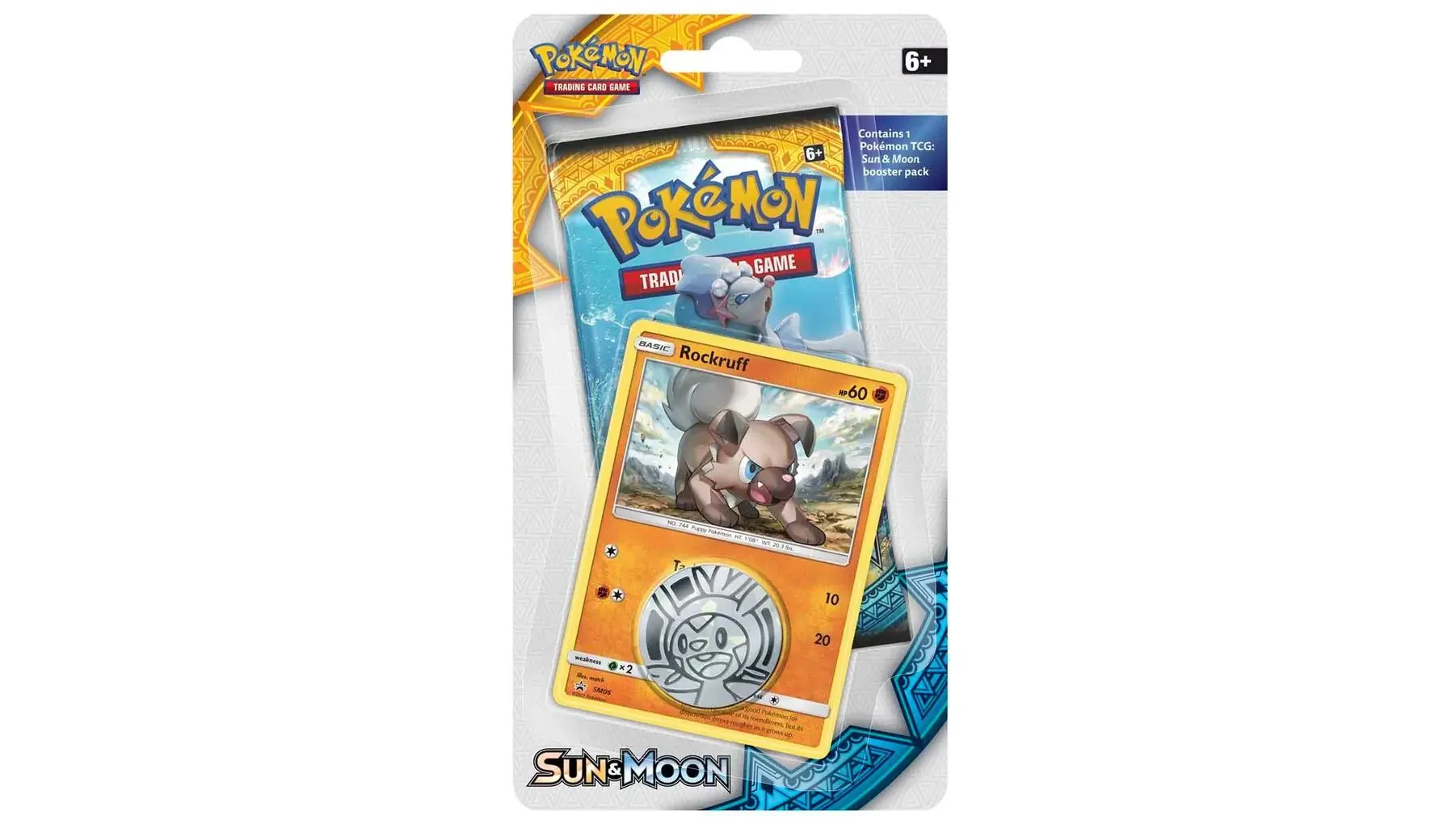 Sun & Moon Single Blister Pack Rockruff
